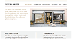 Desktop Screenshot of fueterundhalder.ch